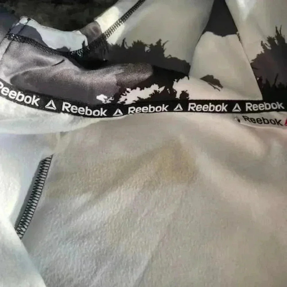 Reebok Boys' Full Zip Hooded Camo Jacket (Size 7)